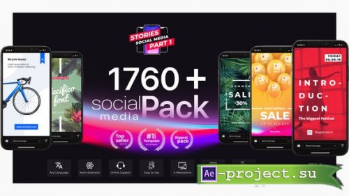 Videohive: Instagram Stories 21895564 v6.3 - Project & Script for After Effects 
