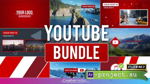 MotionElements - Youtube Bundle  After Effects Template - 12214390 - Project for After Effects