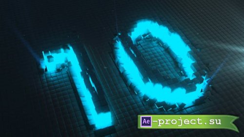 Videohive - Neon Countdown - 24351437 - Project for After Effects
