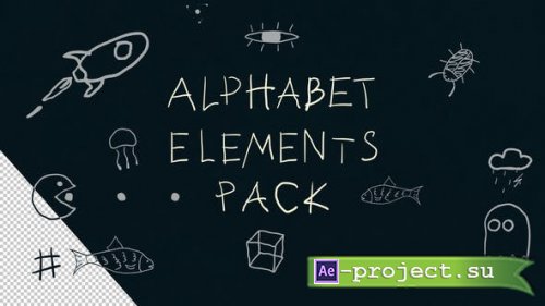 Videohive - Alphabet Elements - 25752244 - Project for After Effects