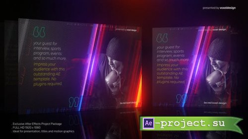 Videohive - Sports Interview Box Template - 25832370 - Project for After Effects