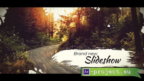 MotionElements - Ink Brush Slideshow - 11787242 - Project for After Effects