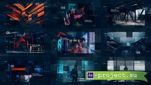 Videohive - Sci-Fi Digital Slideshow - 25888427 - Project for After Effects