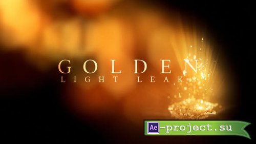 Videohive - Golden Light Leaks - 22792423 - Project for After Effects