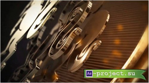 Videohive - Golden Badge Logo Reveal - 25937013 - Project for After Effects