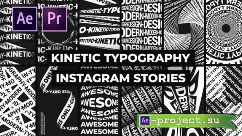 Videohive - Kinetic Typography Instagram Stories - 26002437 - Project for After Effects