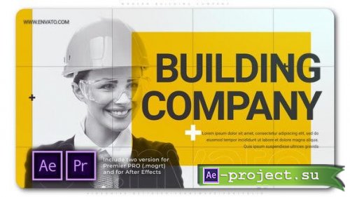 Videohive - Modern Building Company - 26021301- Premiere PRO and After Effects