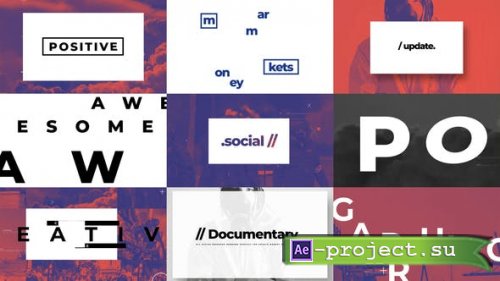 Videohive - Typographic And Documentary Opener - 25677485 - Project for After Effects