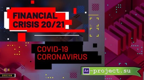 Videohive - Financial Crisis/ Coronavirus COVID-19/ Business Analytics/ Virus/ Techno Blog/ Youtube Intro/ TV - 26068669