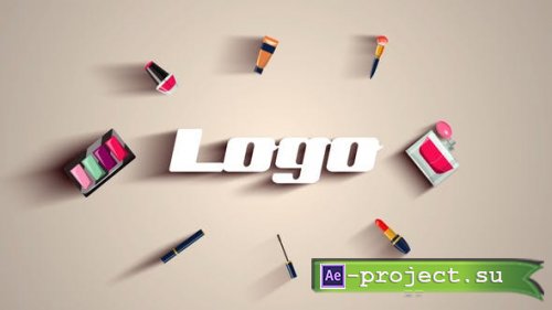 Videohive - Cosmetic Makeup Logo - 26021825 - Project for After Effects