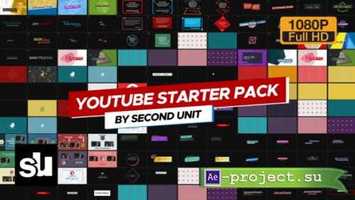 Videohive - Youtube Starter Pack 4K - 25809624 - Project for After Effects