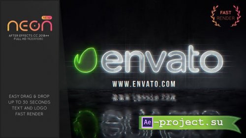 Videohive - Neon Logo - 26041849 - Project for After Effects
