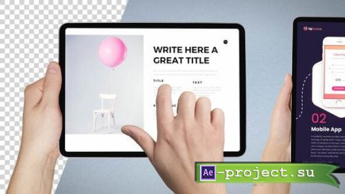 Videohive - Tablet PRO Mockup Template - 26093279 - Project for After Effects