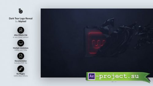 Videohive - Dark Tear Logo Reveal - 24730078 - Project for After Effects
