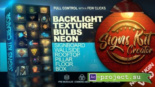 Videohive - Signs Kit Creator - 26053118 - Project for After Effects