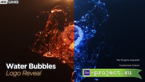 Videohive - Water Bubble Logo Reveal - 26136501 - Project for After Effects