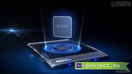 Projection on the chip screen - 13353  - After Effects Templates