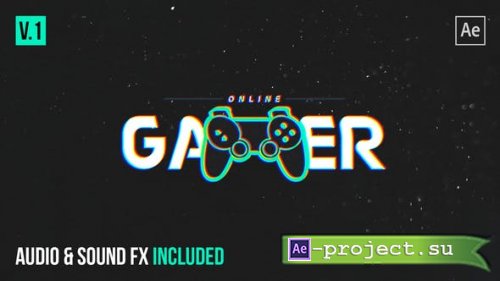 Videohive - Gamer Glitch Logo Reveal - 25996795 - Project for After Effects