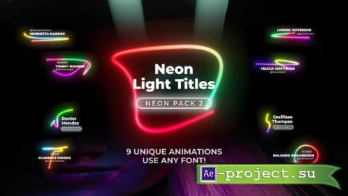 Videohive - Neon Light Titles 2 - 26183268 - Premiere Pro Templates