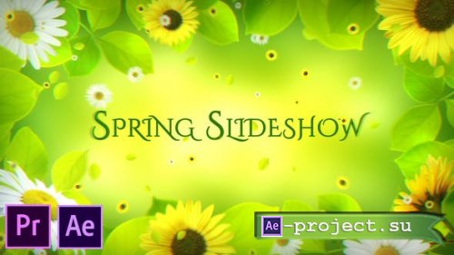 Videohive - Spring Slideshow - Premiere Pro - 26205325 - Project for After Effects