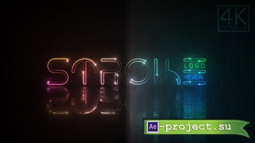 Videohive - Neon Stroke Logo - 23118199 - Project for After Effects