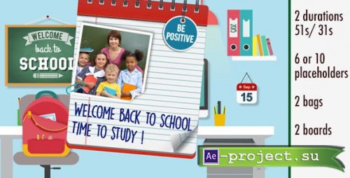 Videohive - Back to School - 12508402 - Project for After Effects