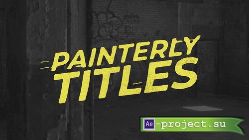 Painterly Titles - Premiere Pro Template