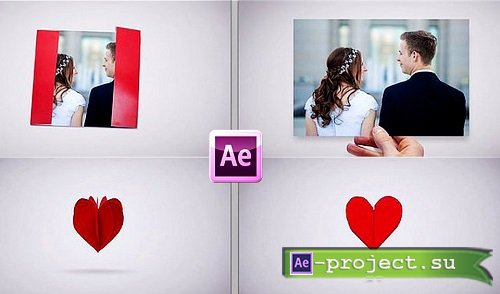 Romantic Wedding Invitation Greeting Card Envelope 663068 - After Effects Templates