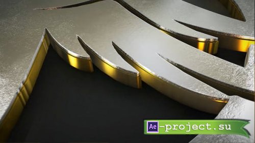 Videohive - Gold Logo Reveal 2 - 22143436 - Project for After Effects
