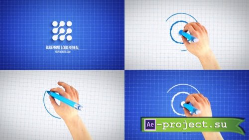 Videohive - Hand Drawing Blueprint Logo Reveal - 26205207 - Project for After Effects