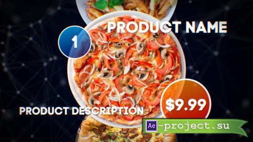 Videohive - 4K Food Menu - Restaurant Display - 19985843 - Project for After Effects