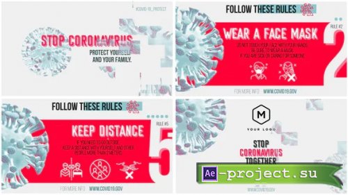 Videohive - Coronavirus Stop - Protection Rules - 26316258 - Project for After Effects
