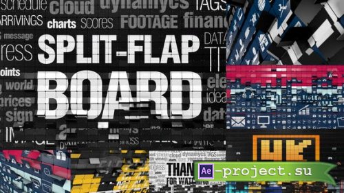 Videohive - Split-Flap Board - 26328332 - Project for After Effects