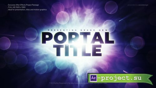 Videohive - Portal Cinematic Trailer - 26365376 - Project for After Effects