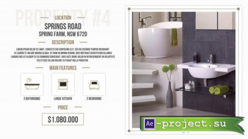 Videohive - Minimal Real Estate Slides - 26390043 - Project for After Effects