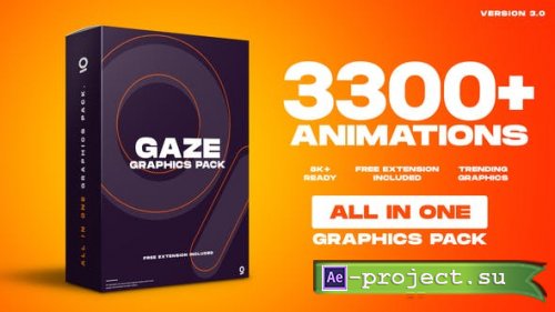 Videohive - Graphics Pack | 3300+ Animations V3 - 25010010 - Project & Script for After Effects
