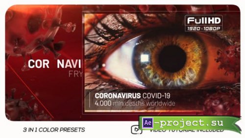 Videohive - COVID-19 Coronavirus Tehnology Slideshow - 26281320 - Project for After Effects