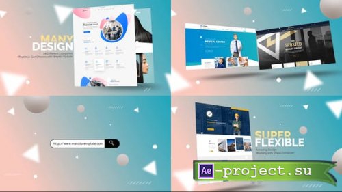 Videohive - Abstract Website Mockup Promo - 26352762 - Project for After Effects