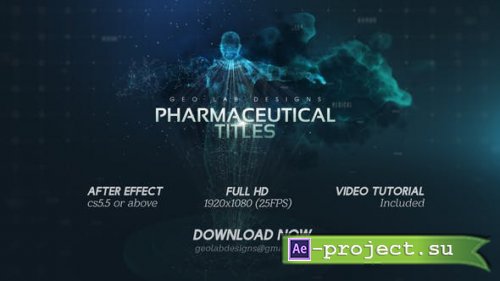Videohive - Pharmaceutical Titles l Fitness Titles l Health Care Titles l Medical Titles l Human Titles - 26236401