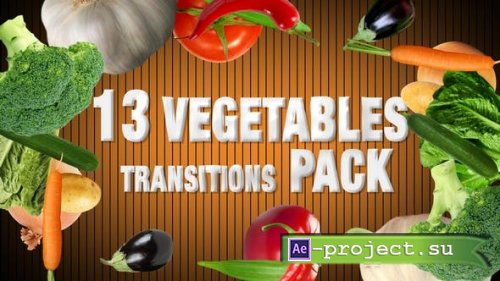 Videohive - Vegetables Transitions Pack - 15515844 - Motion Graphics