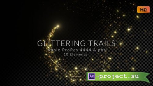 Videohive - Glittering Trails Pack - 26423015 - Motion Graphics