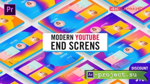 Videohive - Modern Youtube End Screens - 26371056 - Premiere Pro Templates