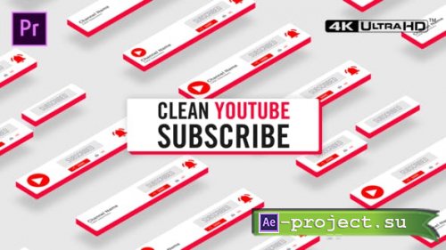 Videohive - Clean Youtube Subscribe - 26355376 - Premiere Pro Templates