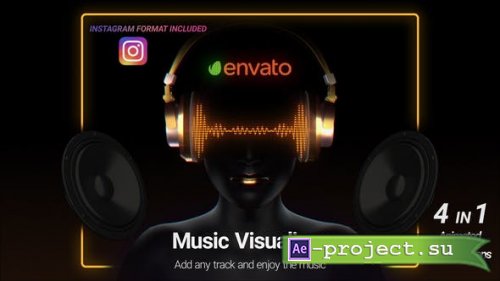 Videohive -  Music Visualizer - 25998010 - Project for After Effects