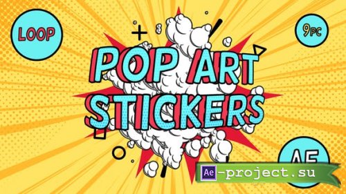 Videohive - Pop-Art Sale Stickers - 26457504 - Project for After Effects