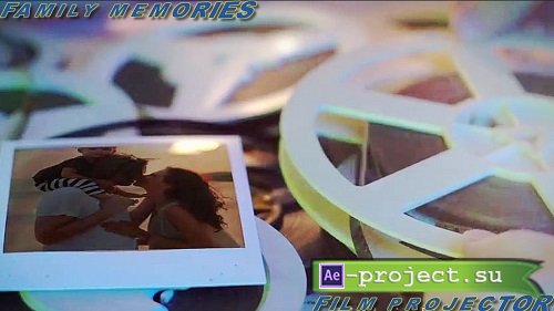 Family memories Film projector 11787902 - Project for After Effects
