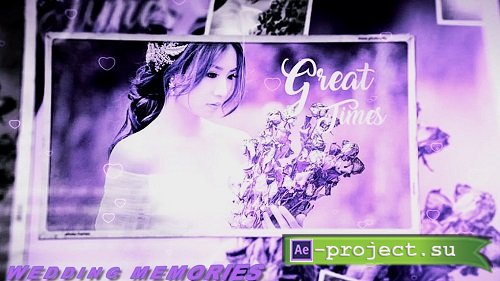 Wedding Memories Slideshow V2 - Project for After Effects