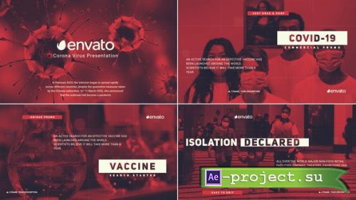 Videohive - Corona Virus Intro | Covid-19 Opener - 26533638 - Project for After Effects