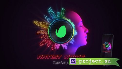 Videohive - Neon Audio Visualiser - 26541422 - Project for After Effects