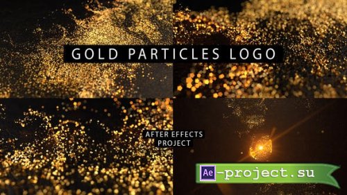 Videohive - Gold Particles Logo - 26580796 - Project for After Effects
